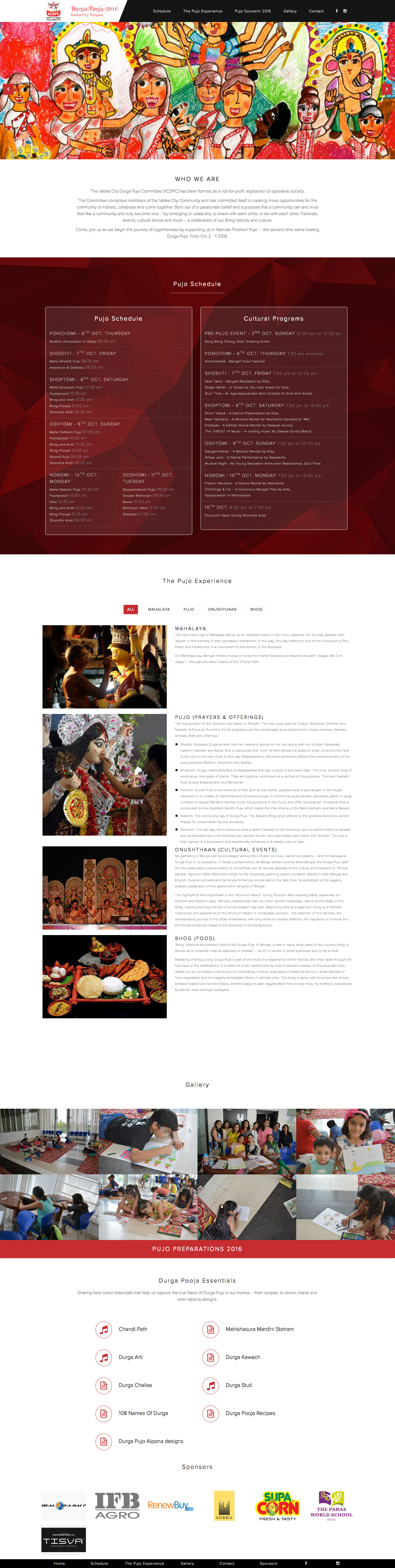 Vatika City Durga Pujo